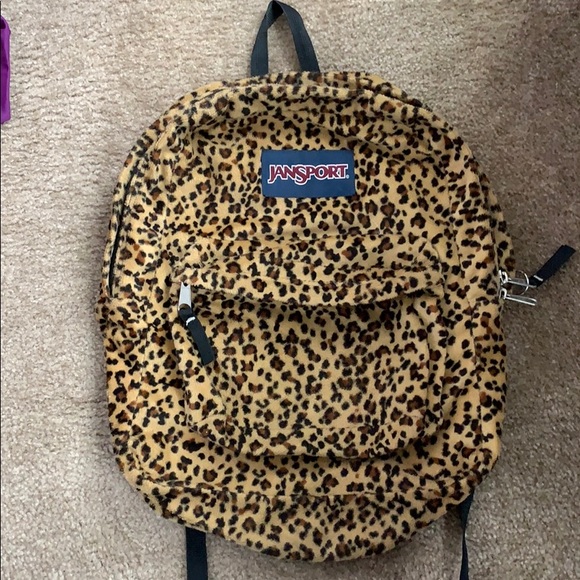 Jansport Handbags - Jansport leopard school bag